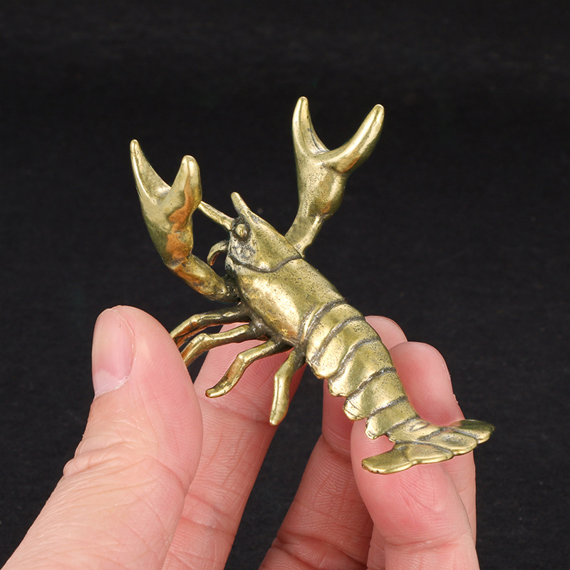 Massief messing rivierkreeft o - Vintage Collectible Pens recensie en prijs