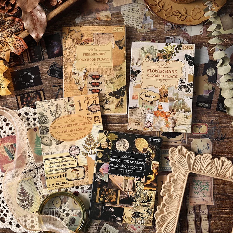 20 vellen vintage gestanste st - Vintage Collectible Books recensie en prijs