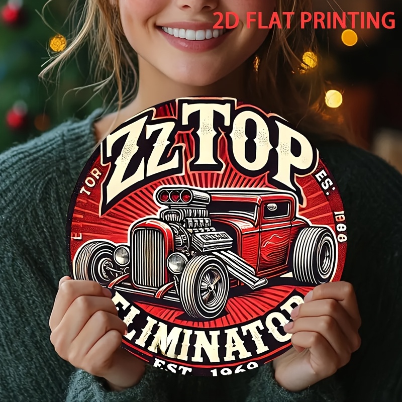 2D plat, 1pc ZZ Top Eliminator - Vintage Collectible Plates recensie en prijs