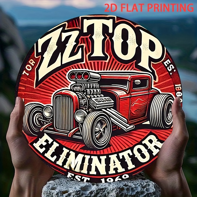 2D plat, 1pc ZZ Top Eliminator - Vintage Collectible Plates recensie en prijs