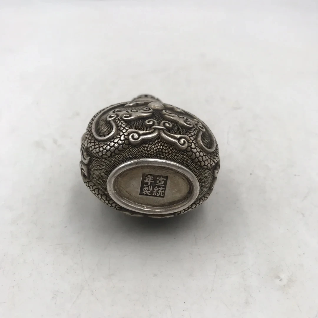 Chinese witte bronzen snuiffle - Vintage Collectible Bottles recensie en prijs