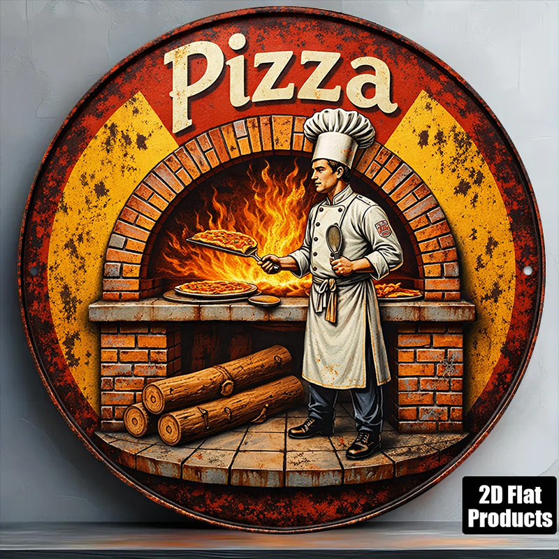 2D retro metalen bord, vintage - Vintage Collectible Plates recensie en prijs