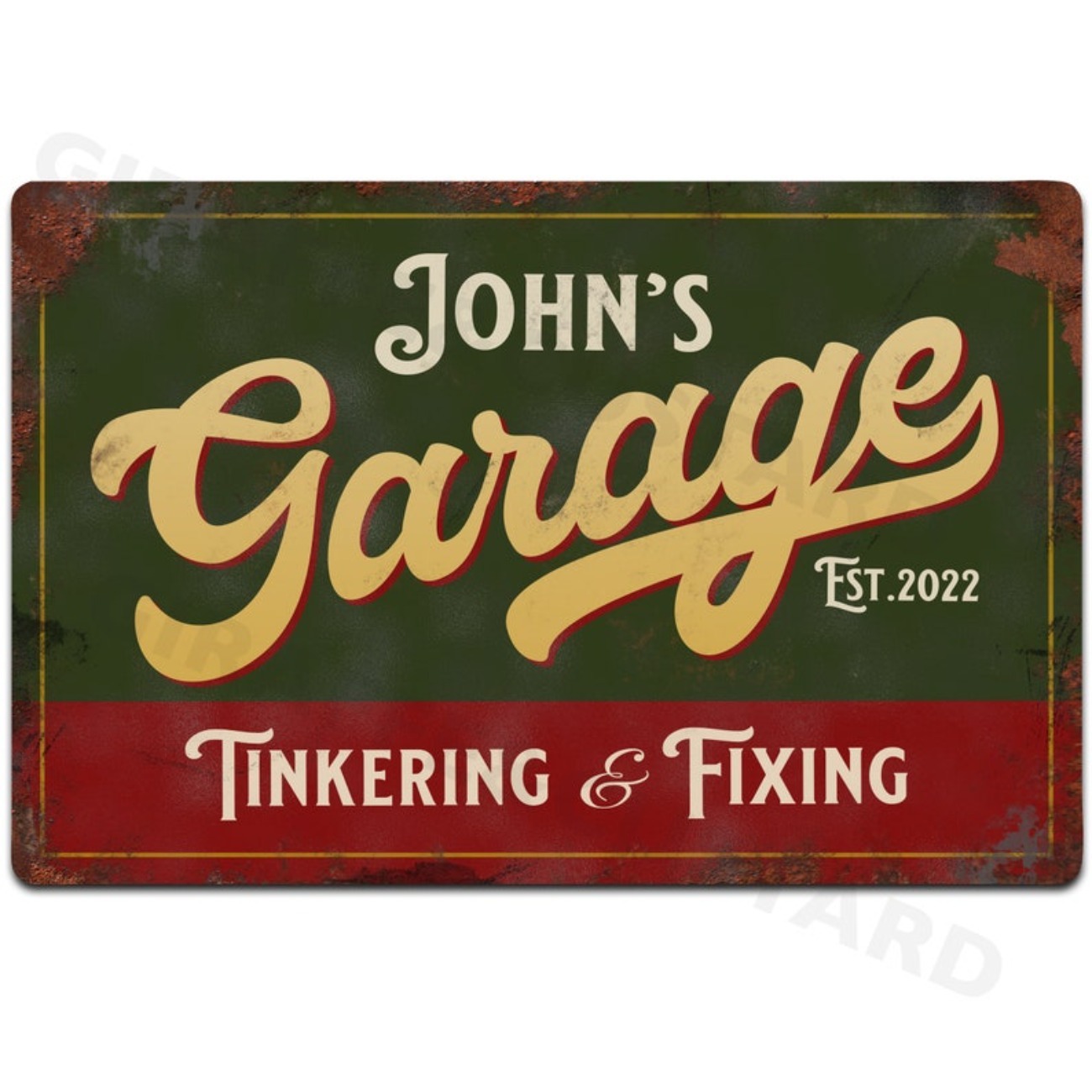 Op maat gepersonaliseerd garag - Vintage Collectible Plates recensie en prijs