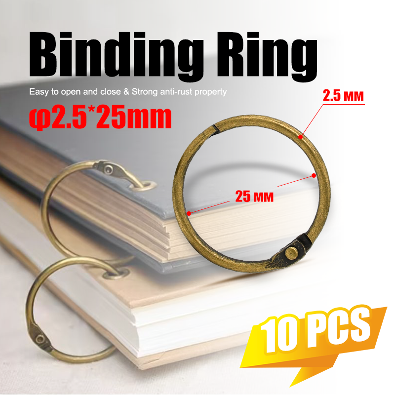 10 stuks vintage messing 25 mm - Vintage Collectible Books recensie en prijs